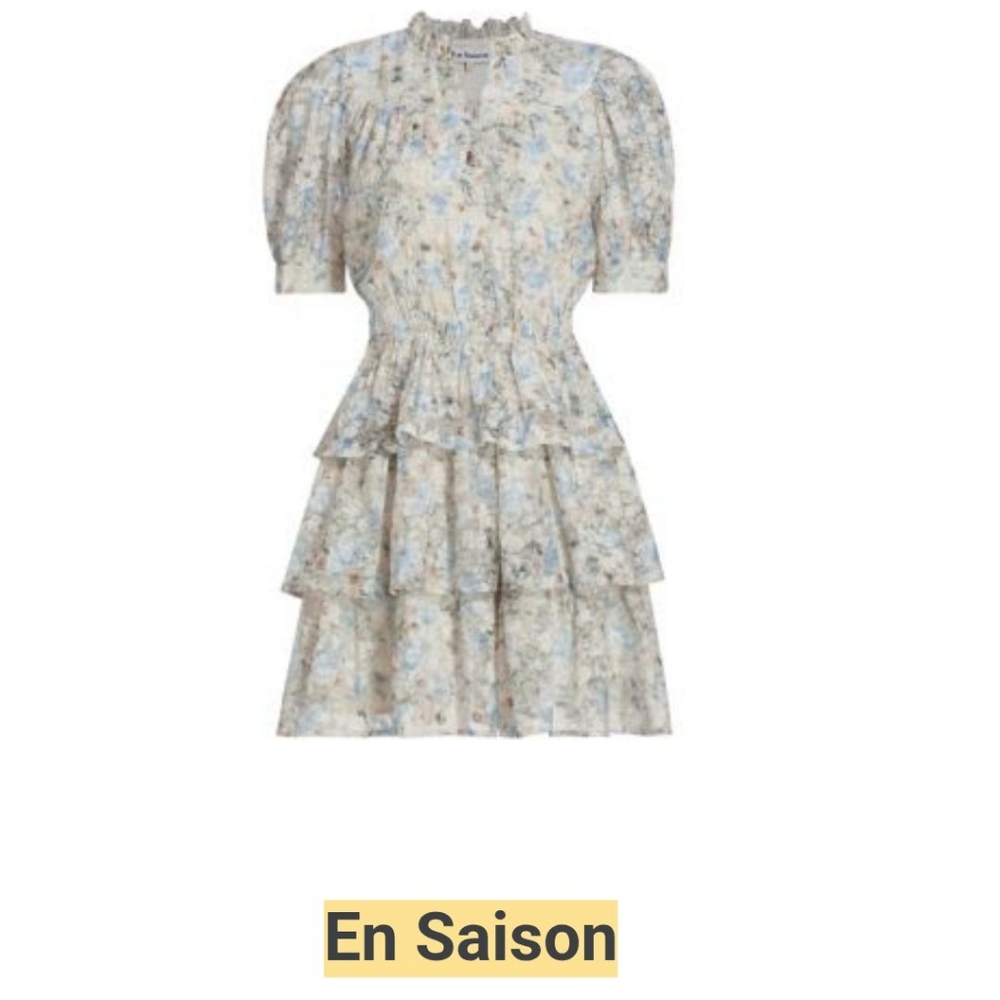 En Saison Tosca Floral Tiered Dress
